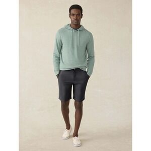 Faherty All Day Short Men 33 Gray Heathered 7" Inseam Drawstring Performance EUC